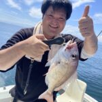 【9月3日中潮】一つテンヤマダイの釣果_浮いてる鯛も多数!大型アコウも!