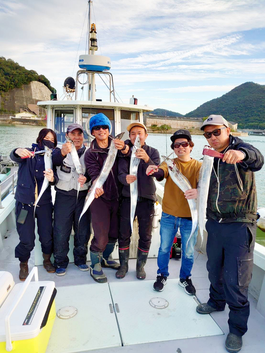 【10月22日小潮】岡山から洲本沖へ遠征釣行！太刀魚テンヤ釣り