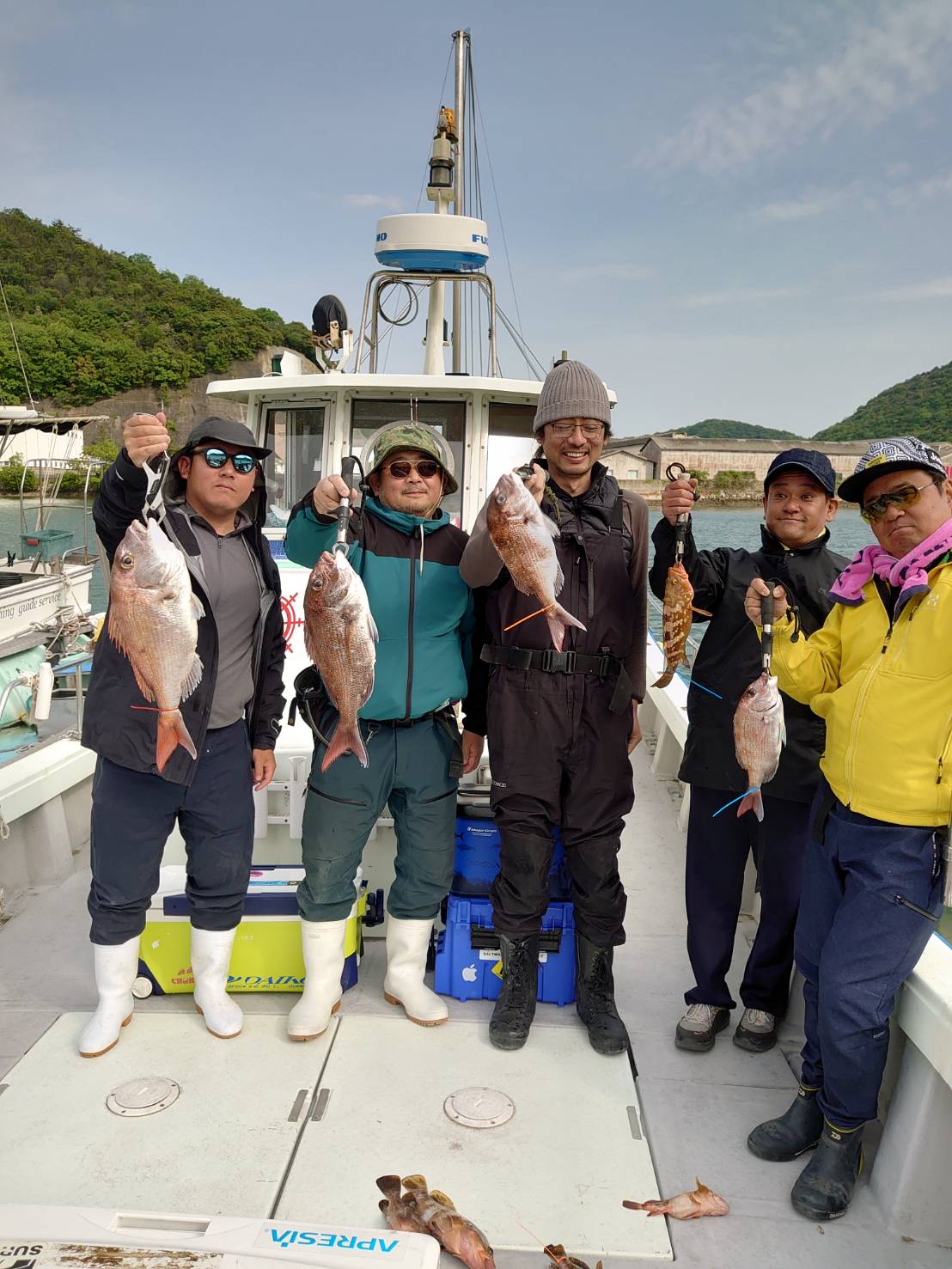 岡山遊漁船釣果【5月3日中潮】タイラバ釣果