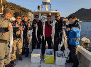 岡山遊漁船釣果【11月29日】洲本へタチウオ釣果